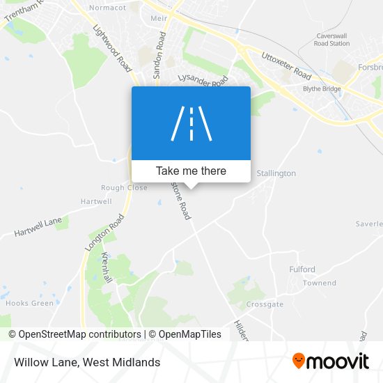 Willow Lane map