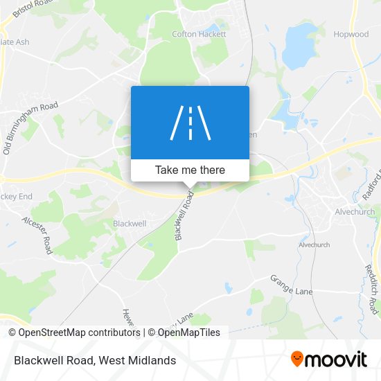 Blackwell Road map