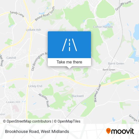 Brookhouse Road map