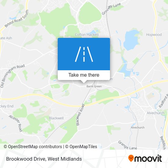 Brookwood Drive map