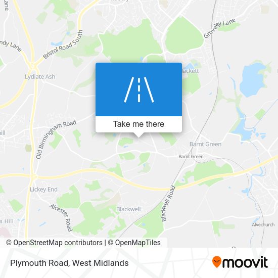 Plymouth Road map