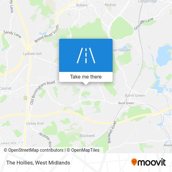 The Hollies map