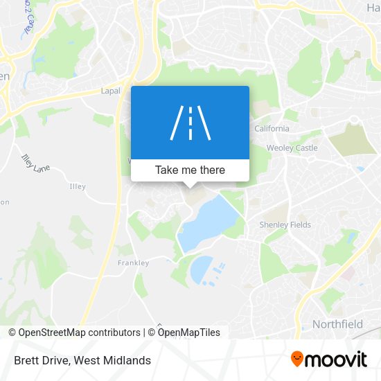 Brett Drive map
