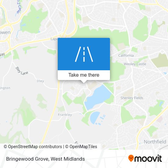 Bringewood Grove map