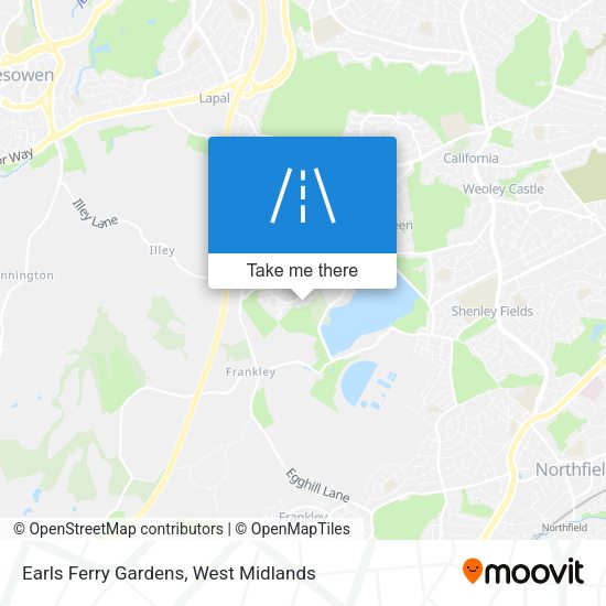 Earls Ferry Gardens map