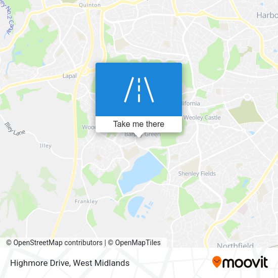 Highmore Drive map