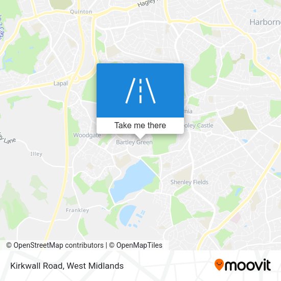 Kirkwall Road map