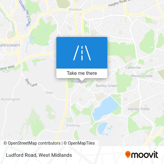 Ludford Road map