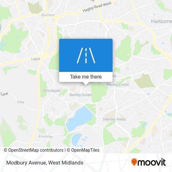 Modbury Avenue map