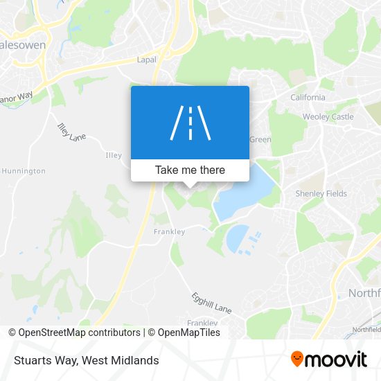 Stuarts Way map