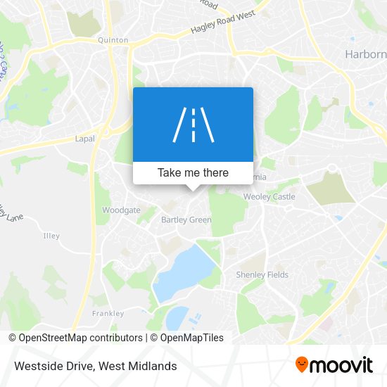 Westside Drive map