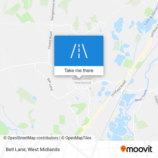 Bell Lane map