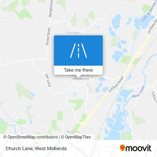 Church Lane map