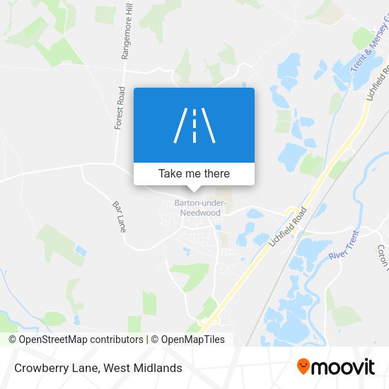 Crowberry Lane map