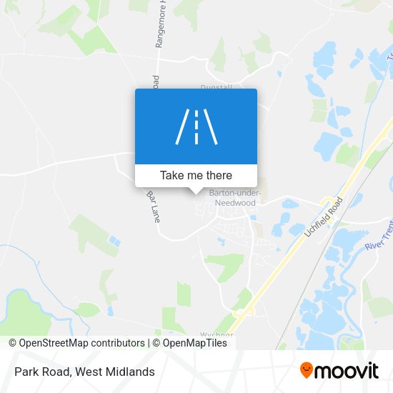 Park Road map