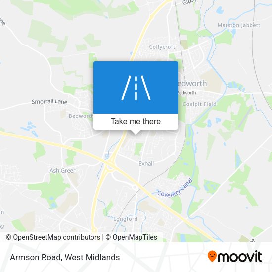Armson Road map
