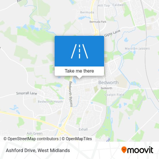 Ashford Drive map