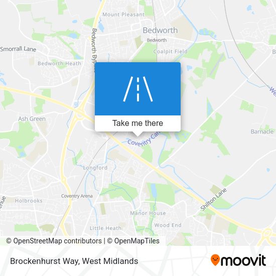 Brockenhurst Way map