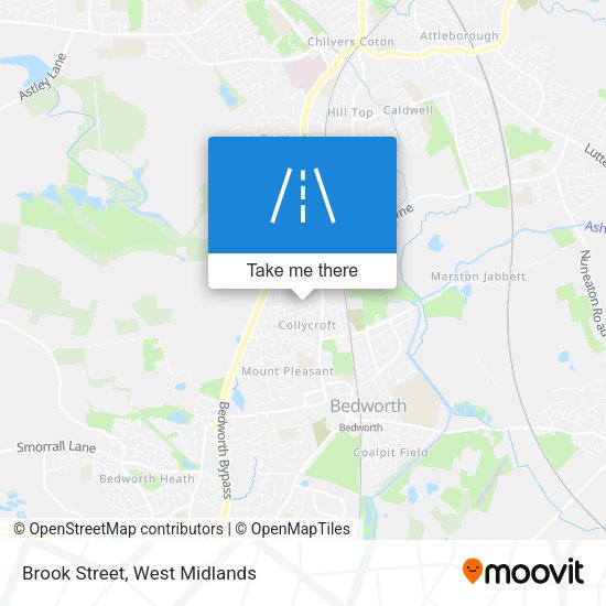 Brook Street map