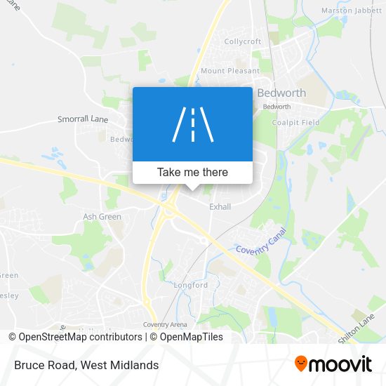 Bruce Road map