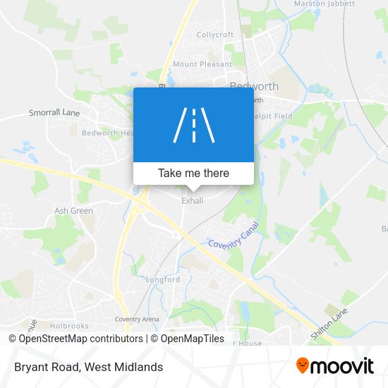 Bryant Road map