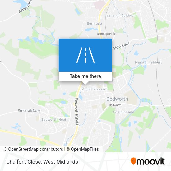 Chalfont Close map