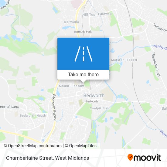 Chamberlaine Street map