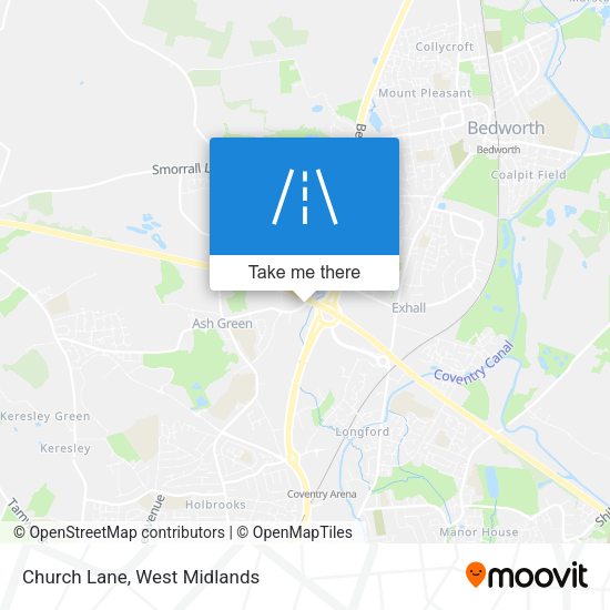 Church Lane map