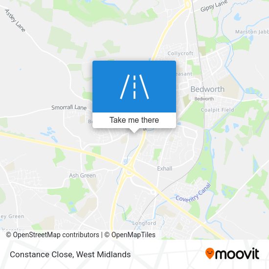 Constance Close map