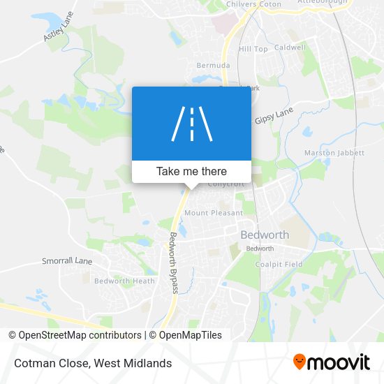 Cotman Close map