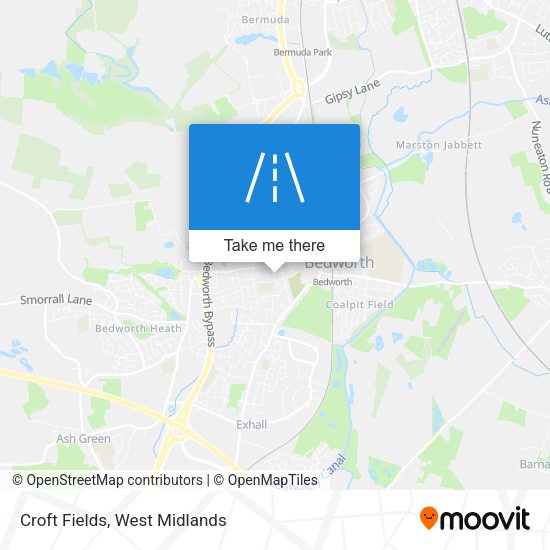 Croft Fields map