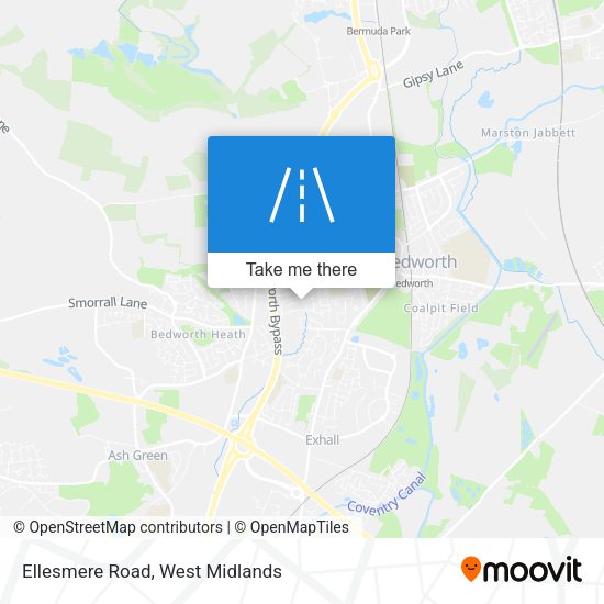 Ellesmere Road map