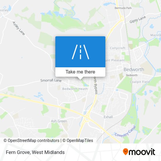 Fern Grove map