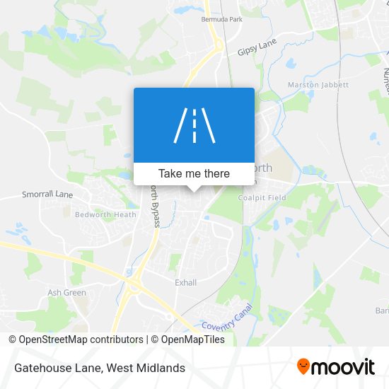 Gatehouse Lane map