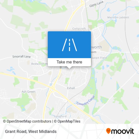 Grant Road map