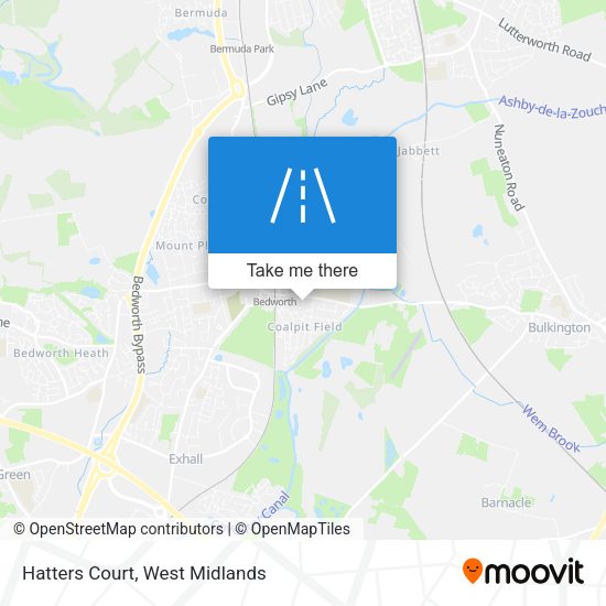 Hatters Court map