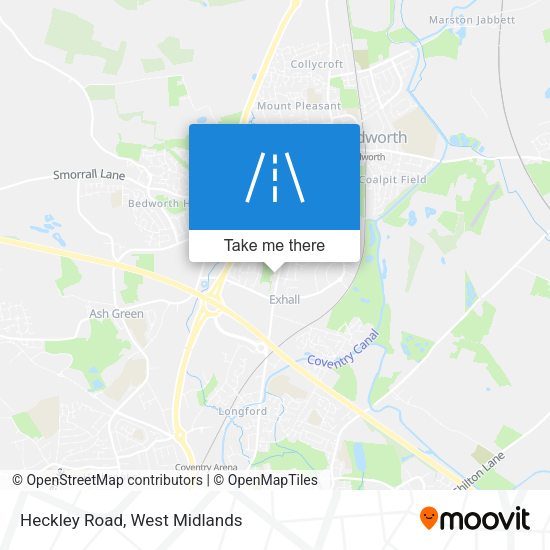 Heckley Road map