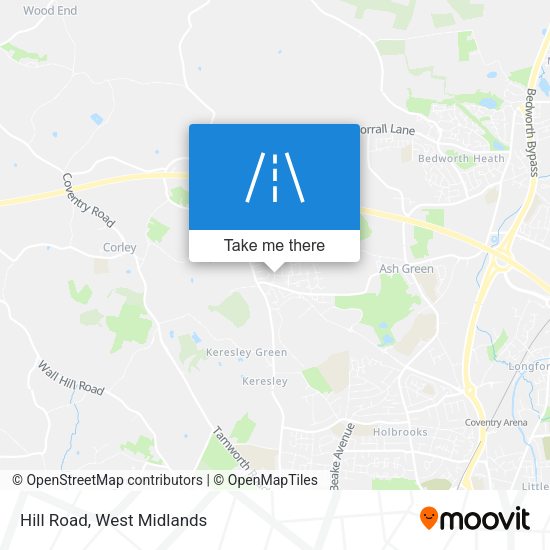 Hill Road map