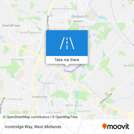 Ironbridge Way map