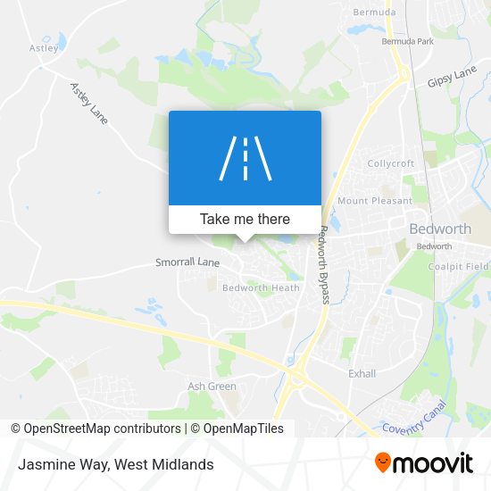 Jasmine Way map
