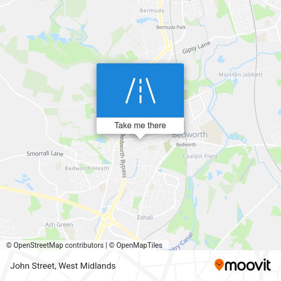 John Street map