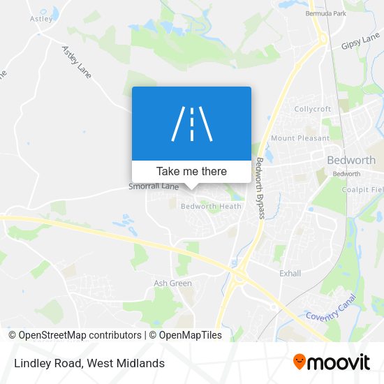 Lindley Road map