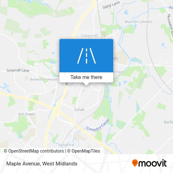Maple Avenue map