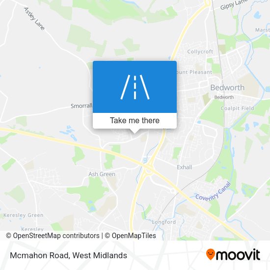Mcmahon Road map