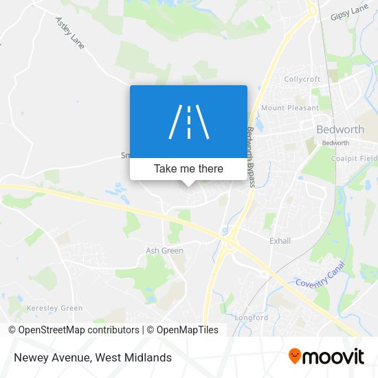 Newey Avenue map