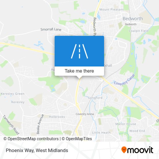 Phoenix Way map