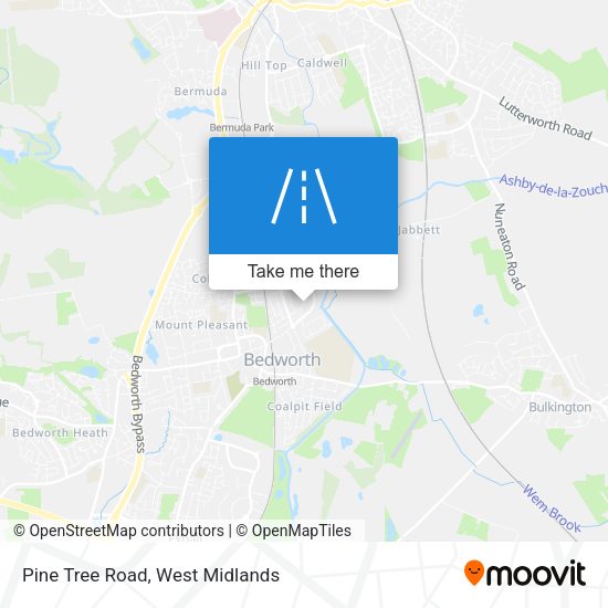 Pine Tree Road map