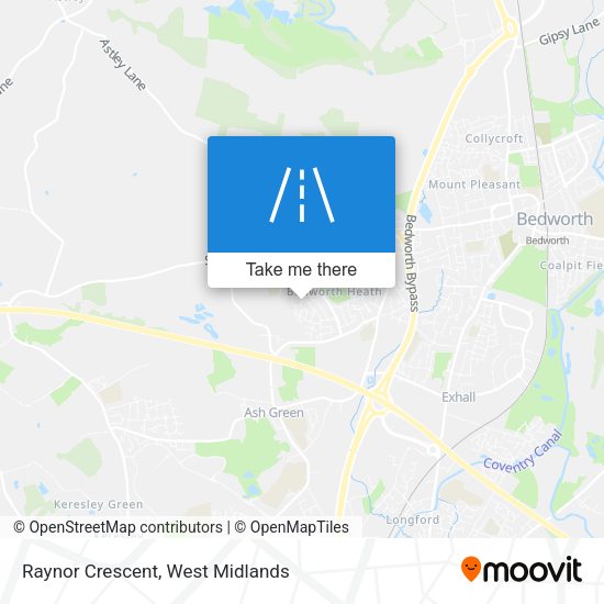 Raynor Crescent map