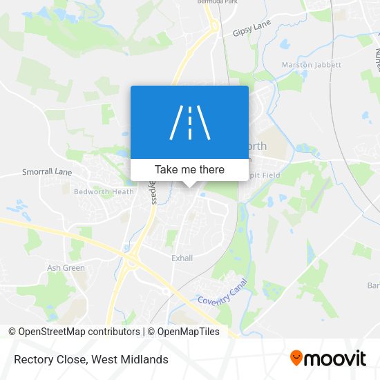 Rectory Close map