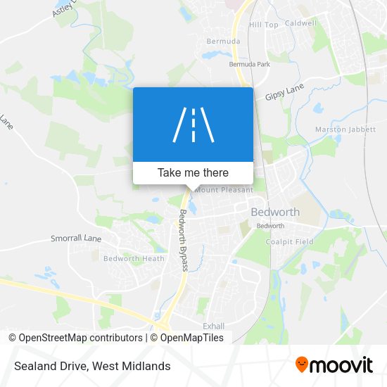 Sealand Drive map